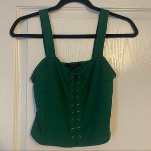 Corset style top